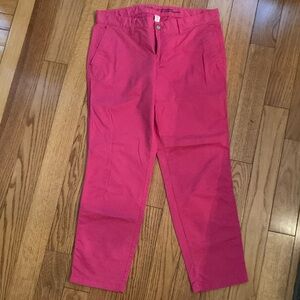 GAP Pink Straight-Leg khakis